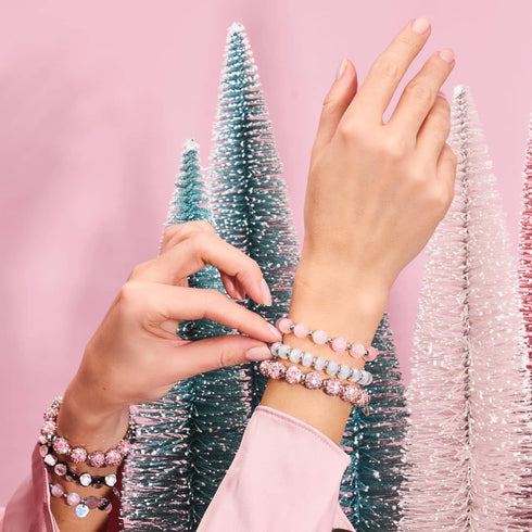 Erdbeerkonfetti | Deluxe Kristall Kikiballa Armband